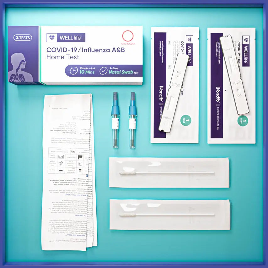 End to End Solution - Flu A&B / COVID-19 Rapid Home Test Influenza Rapid At Home Test and Covid Rapid at Home Test