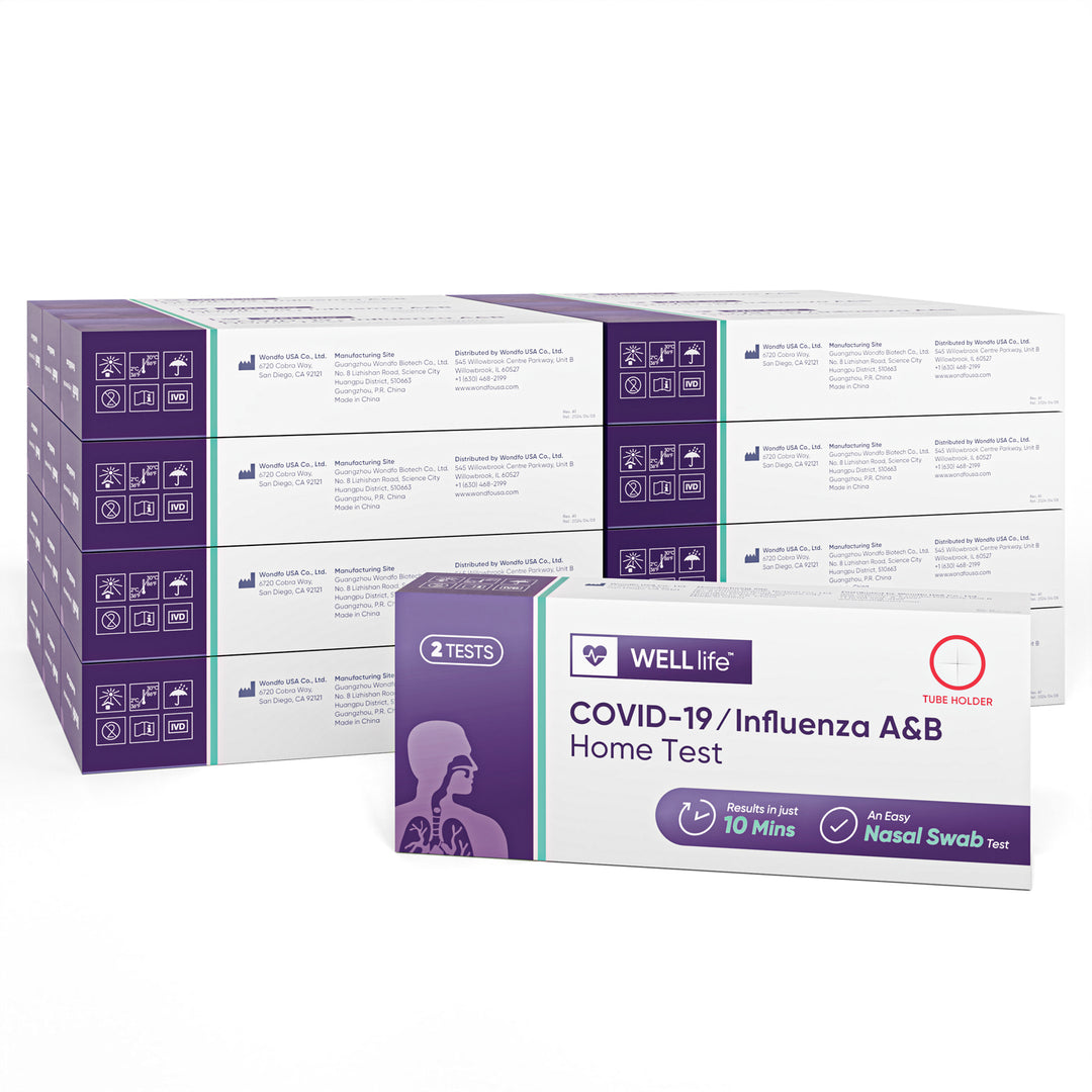 WELLlife Covid-19 / Influenza A & B Rapid Home Test - BULK ORDERS 