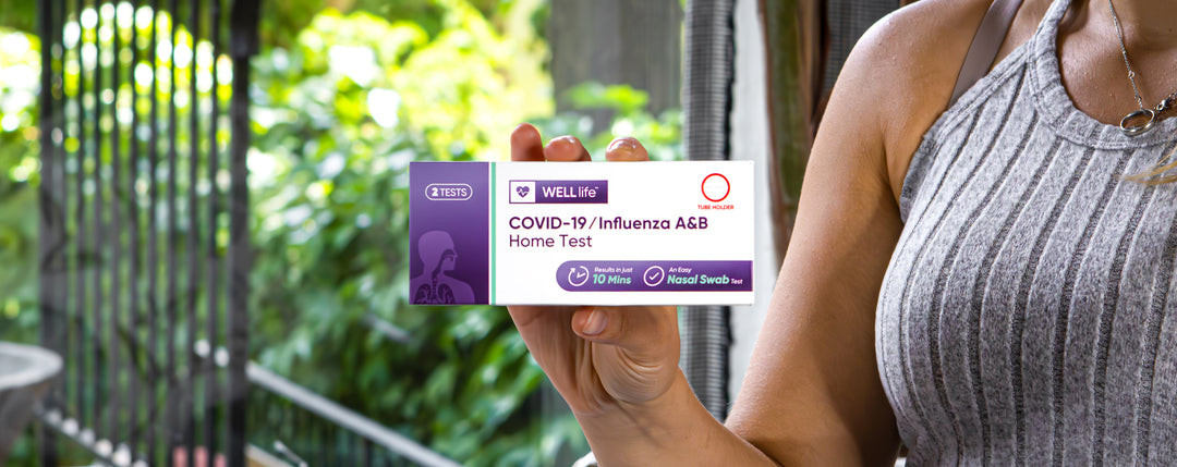 WELLlife Covid-19 / Influenza A & B Rapid Home Test 